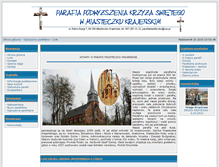 Tablet Screenshot of parafiamiasteczko.net